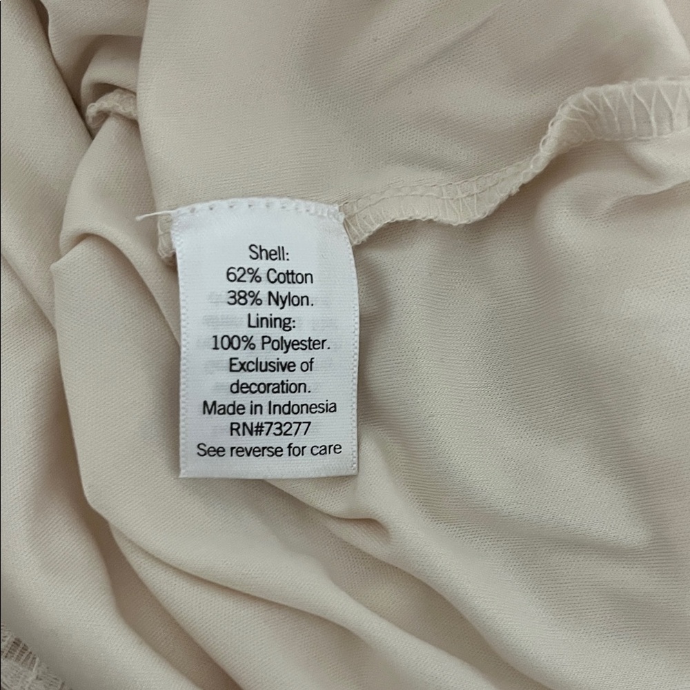 LC Lauren Conrad Beige Lace Blouse - Picture 4 of 5